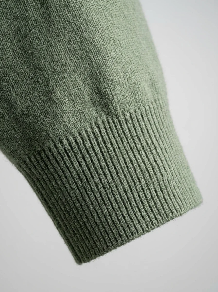 Polo vintage cachemire pur maille dense quotidien - Vue 5 - Polo vintage