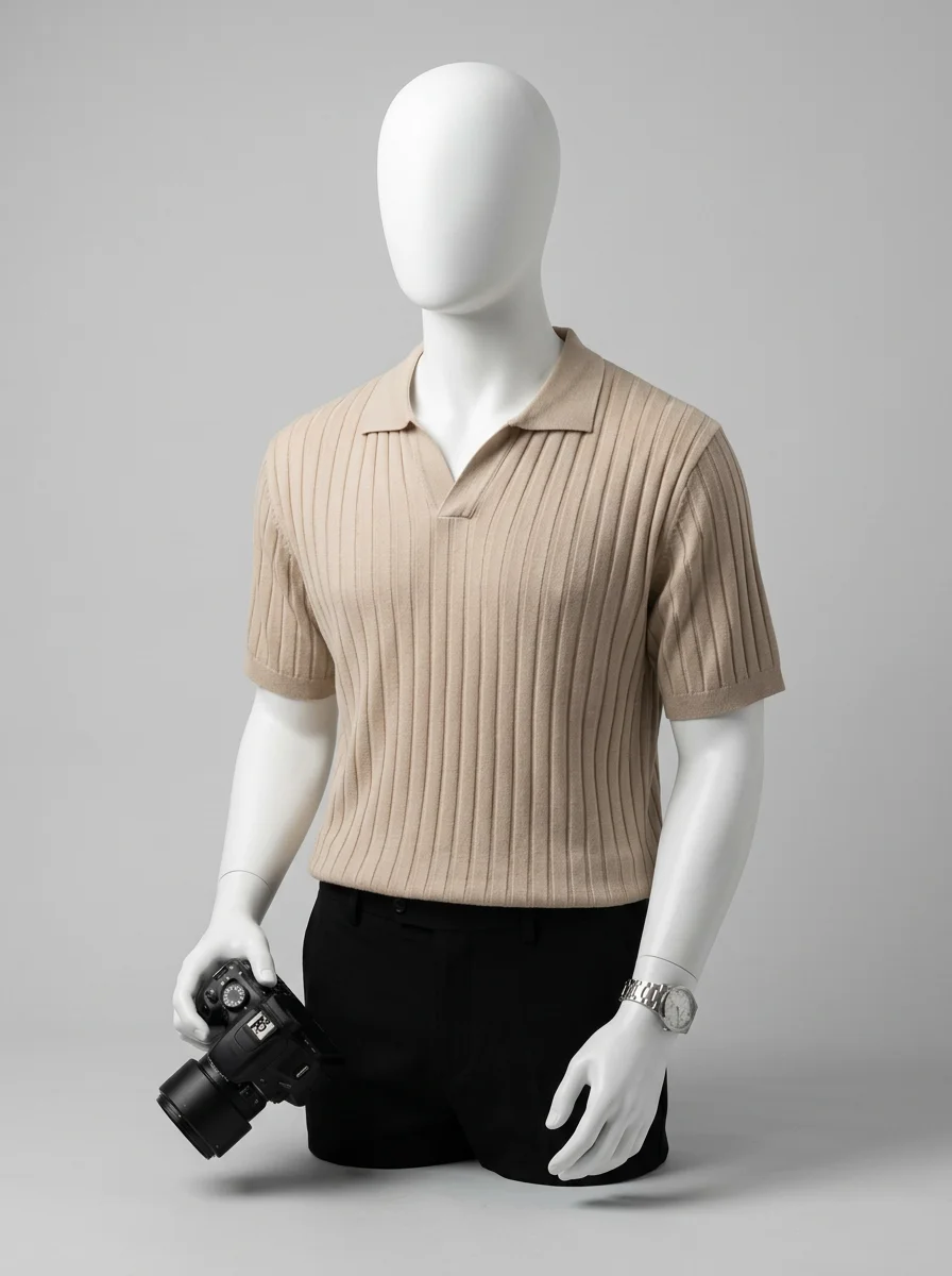 Polo vintage coton quotidien élégant - Vue 11 - Polo vintage