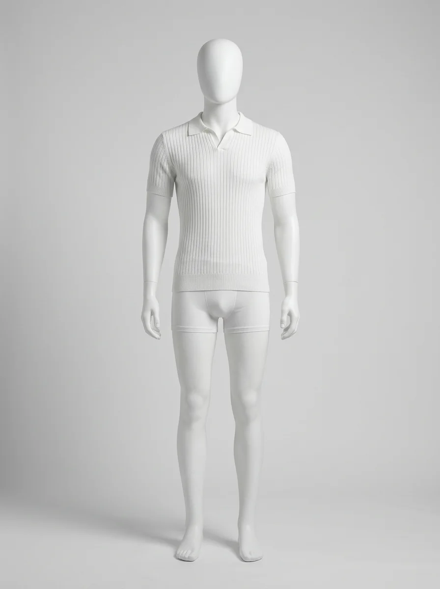 Polo vintage coton quotidien élégant - Vue 7 - Polo vintage