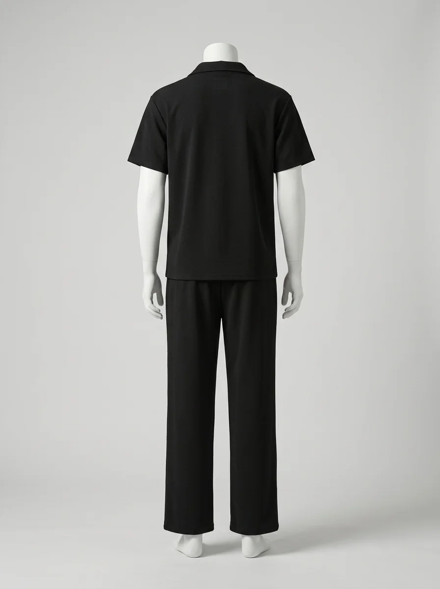 Polo vintage ensemble pantalon décontracté chic homme - Vue 2 - Polo vintage