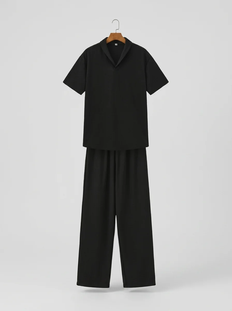 Polo vintage ensemble pantalon décontracté chic homme - Vue 7 - Polo vintage