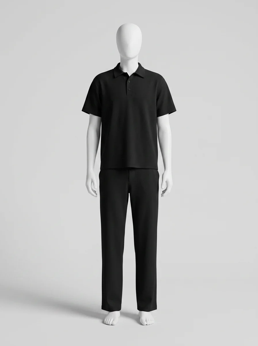 Polo vintage ensemble pantalon décontracté chic homme - Vue 8 - Polo vintage