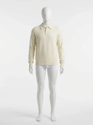 Polo vintage laine minimaliste urbain homme - Vue 1 - Polo vintage