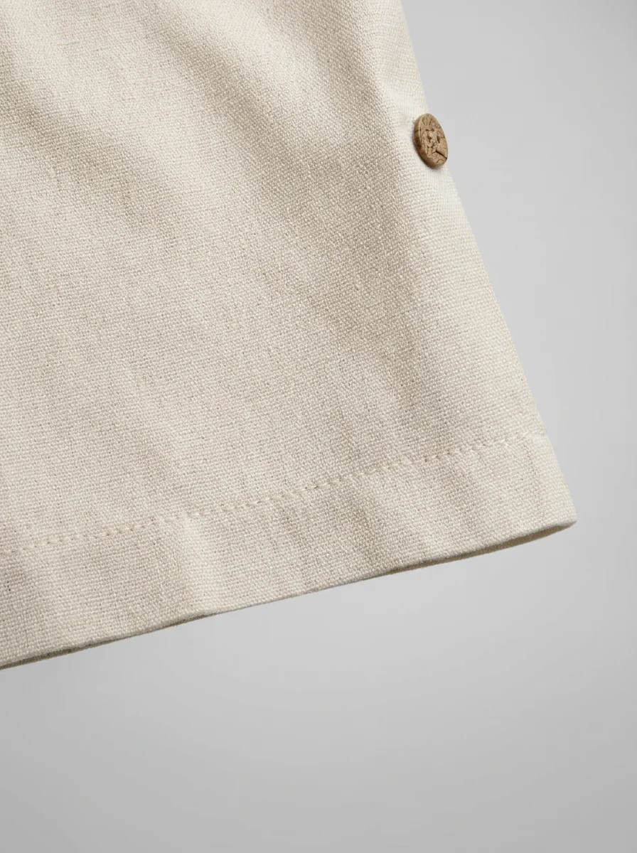 Polo vintage lin léger quotidien homme - Vue 10 - Polo vintage