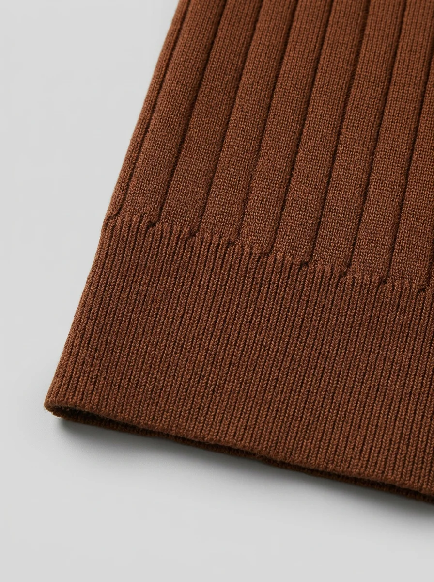 Polo vintage maille côtelée élégant homme décontracté - Vue 21 - Polo vintage